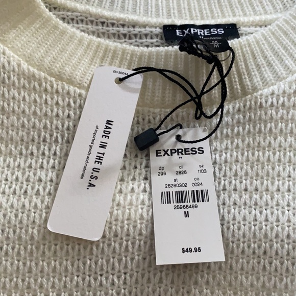 Brand new with tags EXPRESS sweater M - Picture 2 of 2